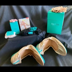 Tieks Champagne Limited Edition Size 9